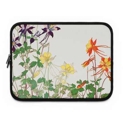 Aquilegia Flower by Tanigami Kônan Laptop Sleeve