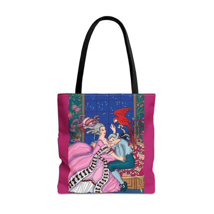 The Jealous Parrot by George Barbier Tote Bag (AOP)