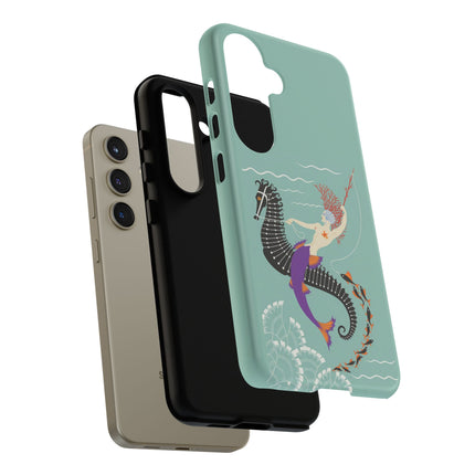 Mermaid on Seahorse Phone Case – Mythic Ocean Grace