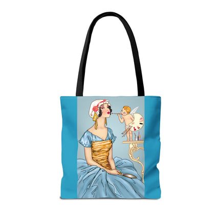 The Enchanting Painter: A Fairy's Artistic Touch Tote Bag (AOP)