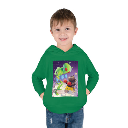 Cosmic Clash Toddler Pullover Fleece Hoodie