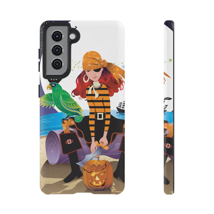 Moonlit Pirate Halloween Phone Cases