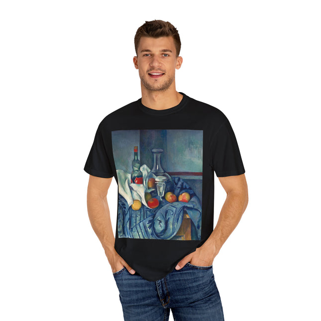 The Peppermint Bottle by Paul Cézanne Unisex Garment-Dyed T-shirt
