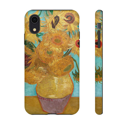 Vase with Twelve Sunflowers by Vincent Van Gogh Phone Cases