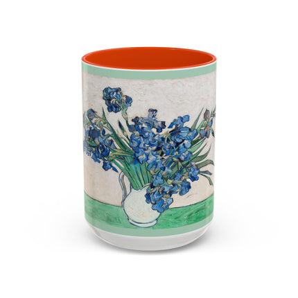 Irises by Vincent Van Gogh Colorful Mugs (11oz, 15oz)