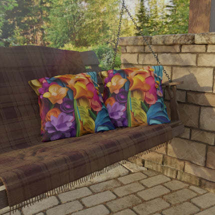 The Graceful Freesia Outdoor Pillows