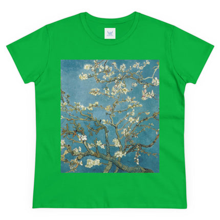 Almond Blossom by Vincent van Gogh Women's Midweight Cotton Tee