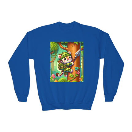 Stealthy Stripes Youth Crewneck Sweatshirt