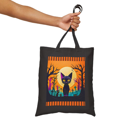 Phantom Parade Cotton Canvas Tote Bag