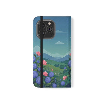🌸🌿 The Garden Hide-And-Seek Flip Case – Art Deco Floral Whimsy