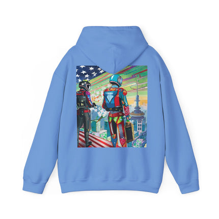 NSA Cyber Punk Computer Hacking Team – Heavy Blend™ Hooded Sweatshirt