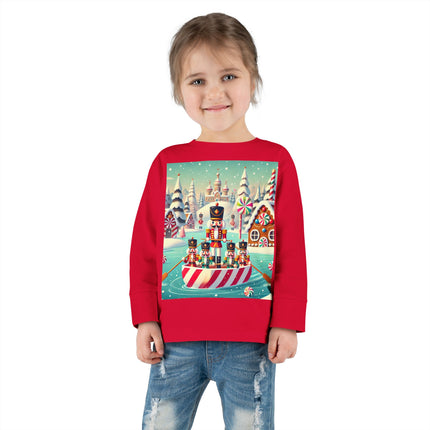 Nutcracker Candy-Striped Adventure Toddler Long Sleeve Tee