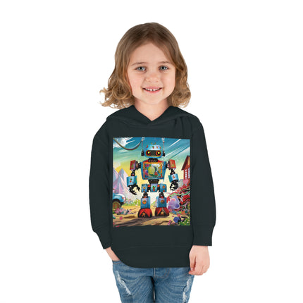 The Rusty Robot Toddler Pullover Fleece Hoodie