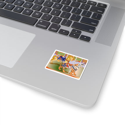 Carousel Splendor Kiss-Cut Stickers (4 Sizes)