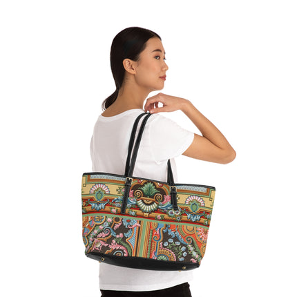 L'Ornement Polychrome by Albert Racine PU Leather Shoulder Bag