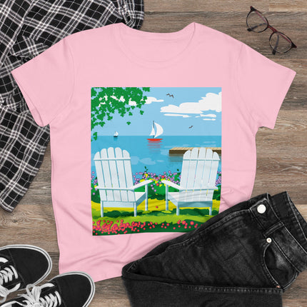 Tranquil Retreat Women's Midweight Cotton Tee