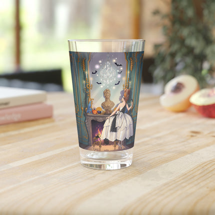 🕯️🎃 The Moonlit Manor Drawing Room Glass, 16oz – Elegant Halloween Charm