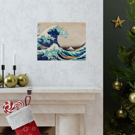 The Great Wave off Kanagawa by Katsushika Hokusai Matte Horizontal Posters