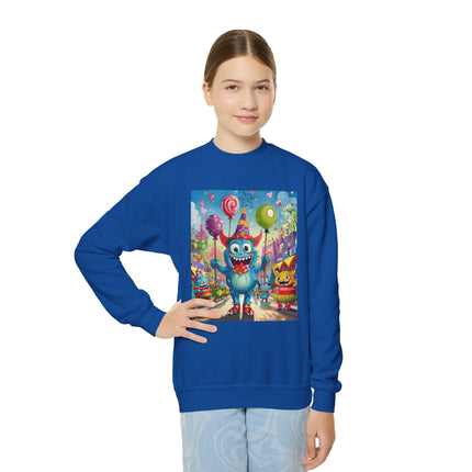 Monster Parade Madness Youth Crewneck Sweatshirt