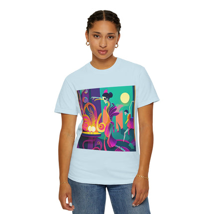 Dance of the Skeleton Ballerinas Unisex Garment-Dyed T-shirt