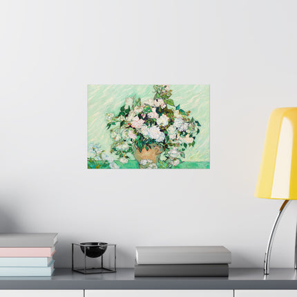 Roses by Vincent Van Gogh Matte Horizontal Posters