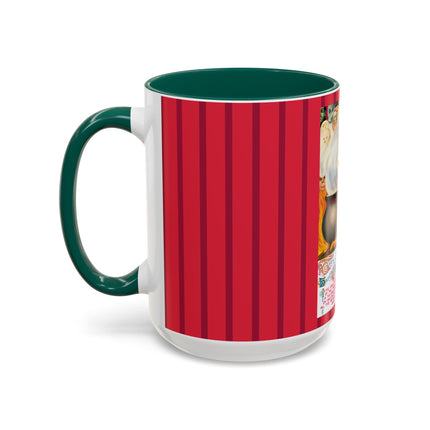 The Hallowe'en Cauldron In the Firelight's Gleam Colorful Mugs (11oz, 15oz)