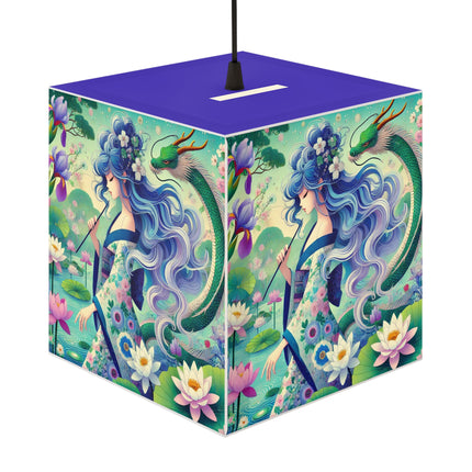 Fairy of the Koi Pond Light Cube Lamp