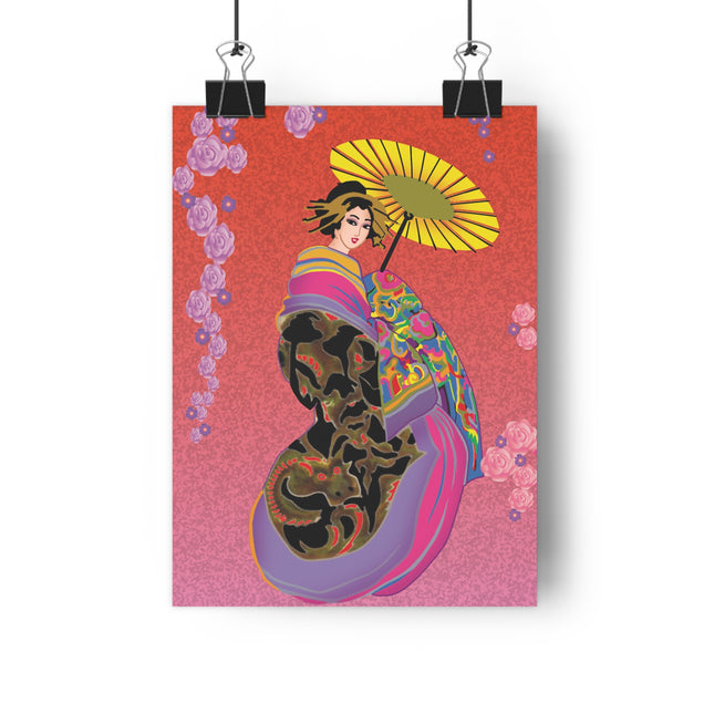 Enchanting Geisha Giclée Art Print
