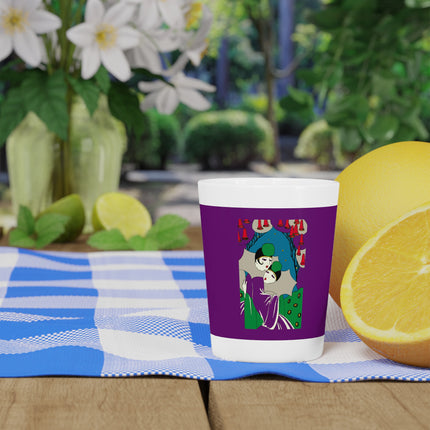Two Pierrots Ceramic Shot Glass