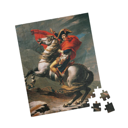 Napoleon Crossing the Alps by Jacques-Louis David Puzzle (110, 252, 500-piece)