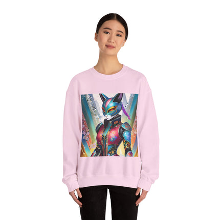 Cyberpunk Chic Unisex Heavy Blend™ Crewneck Sweatshirt