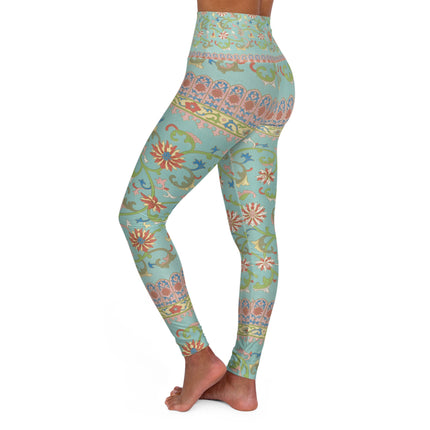 Chinese Ornament by Owen Jones High Waisted Yoga Leggings (AOP)