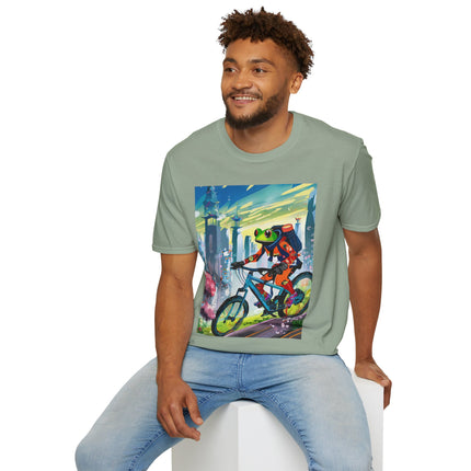 Cyberpunk Frog Softstyle T-Shirt