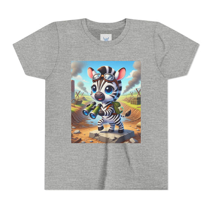 Zebra Lookout Youth Short Sleeve Tee