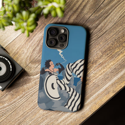 Art Deco Smoker Phone Case – Glamorous Lounging & Timeless Allure
