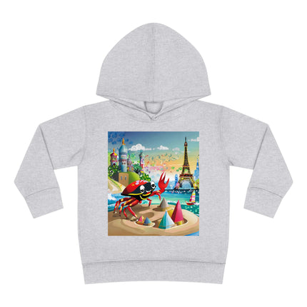 Crab Architect Toddler Pullover Fleece Hoodie