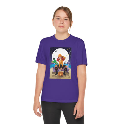Moonlit Pirate Halloween Youth Competitor Tee