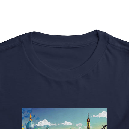 Crab Architect Toddler Short Sleeve Tee