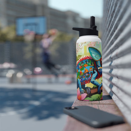 Camouflage Chameleon Stainless Steel Water Bottle