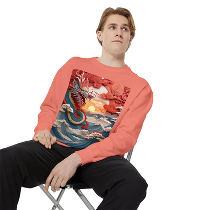 Stormbound Dragon Garment-Dyed Sweatshirt