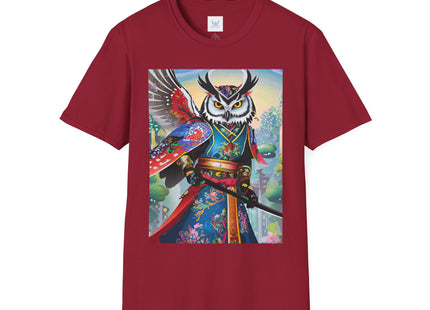 Cyberpunk Samurai Owl Softstyle T-Shirt