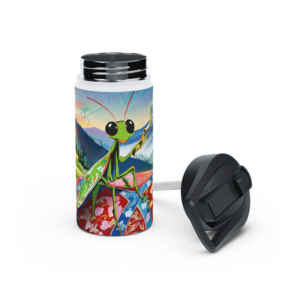 The Joyful Mantis Stainless Steel Water Bottle