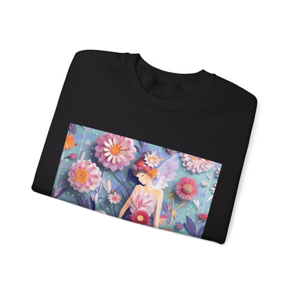 Aster Fairy Unisex Heavy Blend™ Crewneck Sweatshirt
