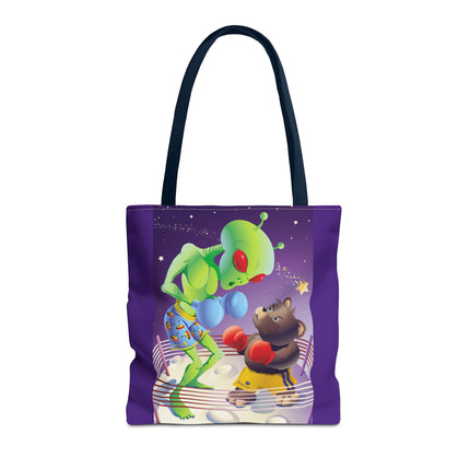 Cosmic Clash Tote Bag (AOP)