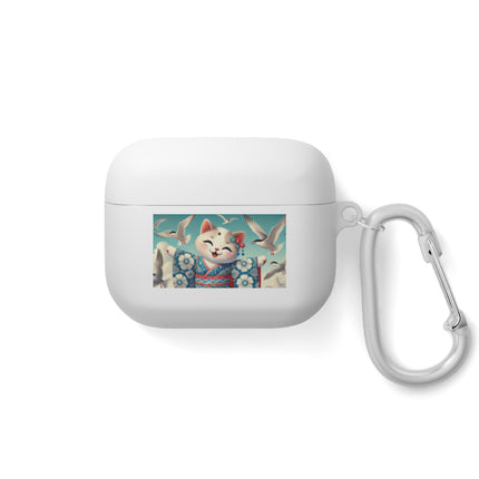 Geisha Kitten by the Seaside AirPods and AirPods Pro Case