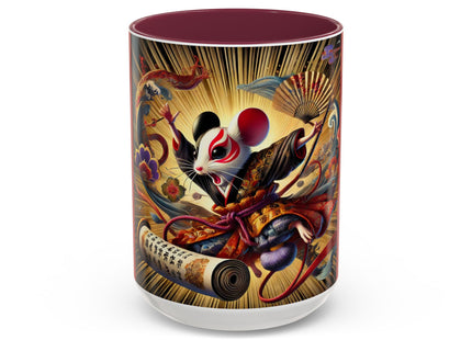Theatrical Mouse on a Mission Colorful Mugs (11oz, 15oz)