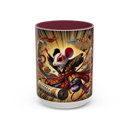 Theatrical Mouse on a Mission Colorful Mugs (11oz, 15oz)