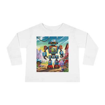 The Rusty Robot Toddler Long Sleeve Tee