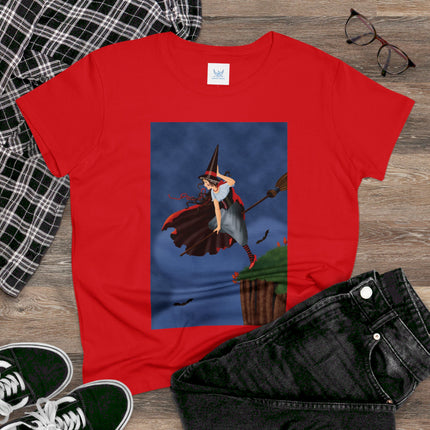 The Enchanted Witch Women's Midweight Cotton Tee