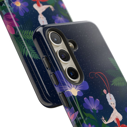 🌺✨ The Lady Of The Starlit Enchanted Garden Phone Case – Art Deco Floral Fantasy